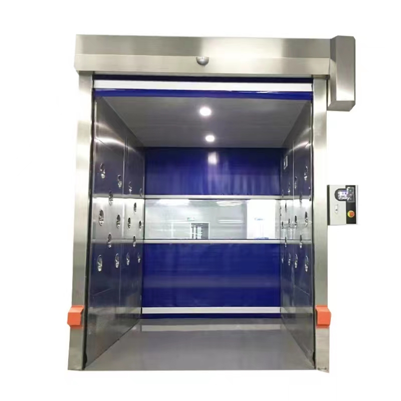 快速卷帘门货淋室